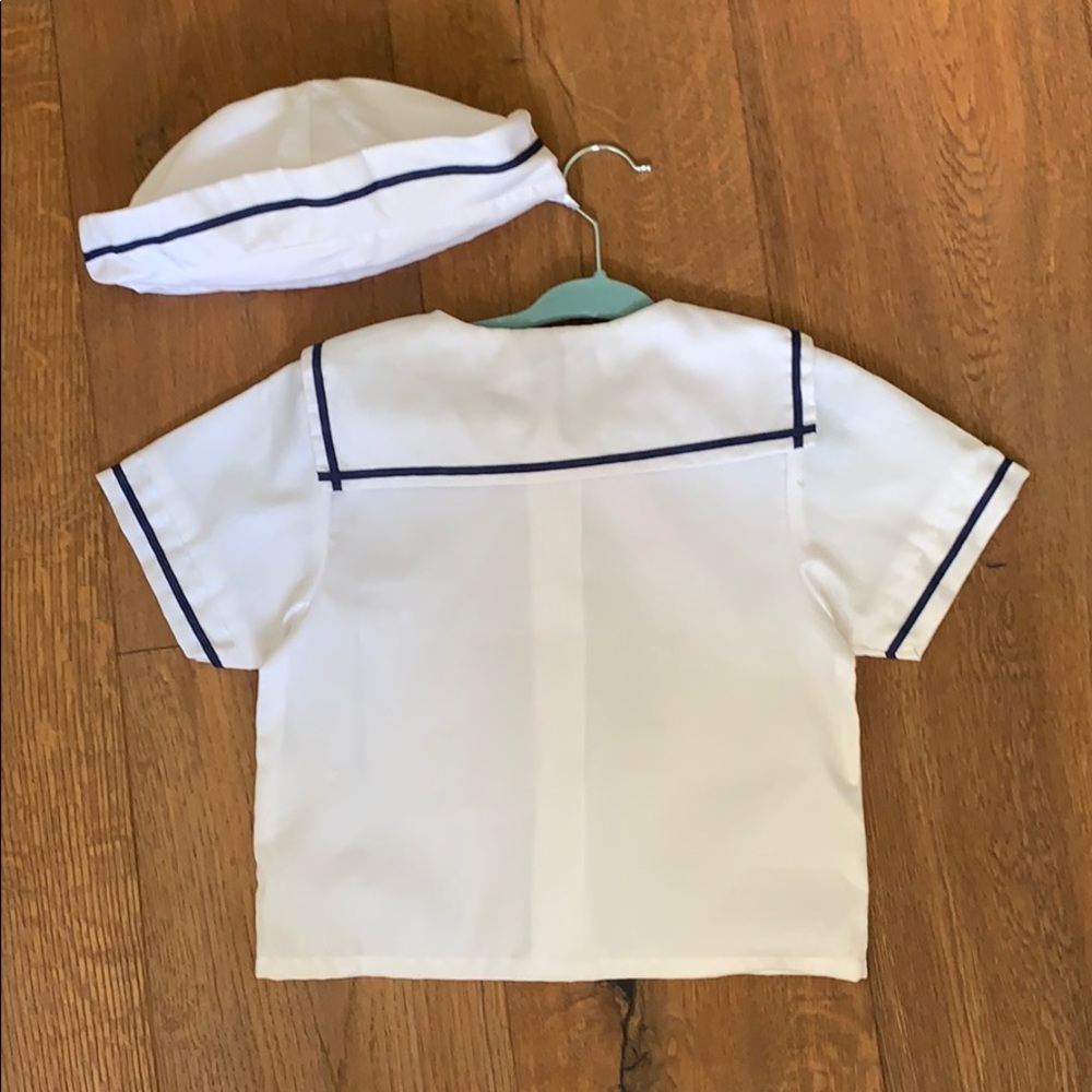 Boys shirt with matching hat. Red white and blue - Picture 3 of 3